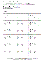 • unit fractions • visual fraction models • compare fractions including equivalent. Equivalent Fractions Worksheets Free Printable Pdf