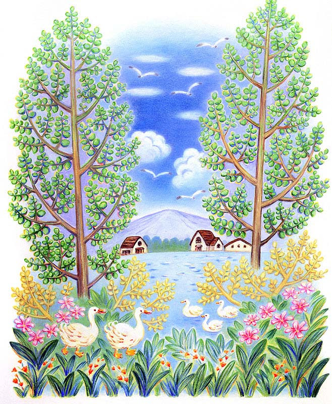 最高のイラスト画像 無料印刷可能ファンタジー メルヘン 風景 イラスト