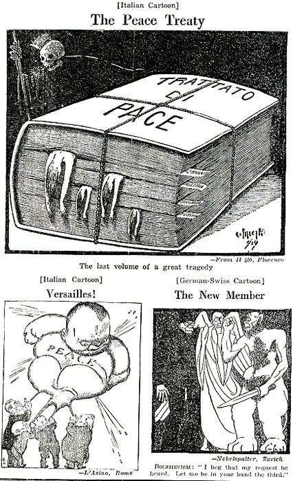 A German Cartoon Published In 1919