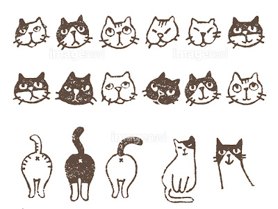 猫 イラスト 手書き おしゃれ の最高のコレクション 無料イラスト集
