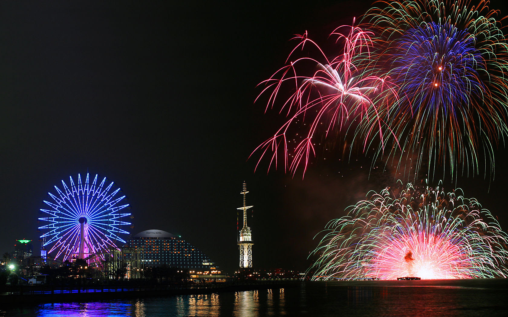 ラブリーデスクトップ 壁紙 花火 すべての美しい花の画像