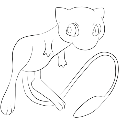最高のイラスト画像 最高のポケモン イラスト 簡単 ミュウ