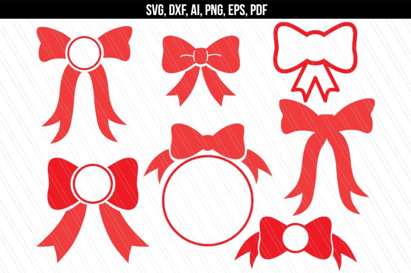 Download Free Bow Svg Bow Monogram Eps Dxf Ai Svg Pdf Png Crafter ...