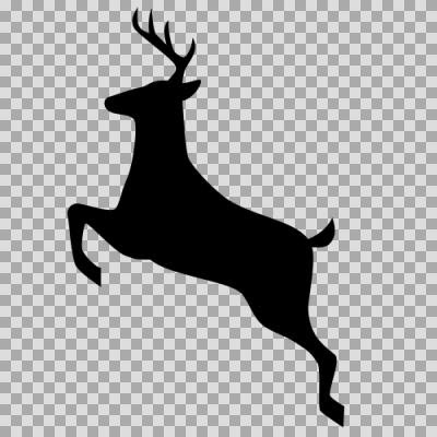 最高かつ最も包括的なかっこいい シルエット 鹿 イラスト 動物ゾーン