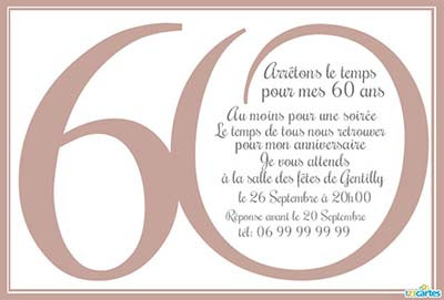 Carte anniversaire 60 ans a imprimer humour homme. Carte D Anniversaire 60 Ans Gratuite A Imprimer