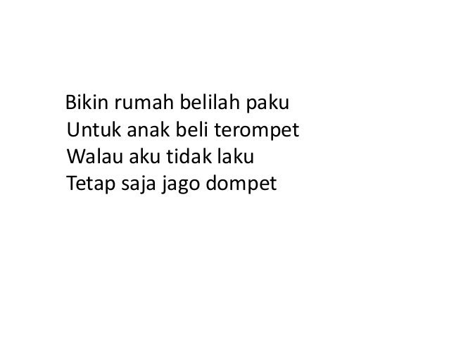 Contoh Pantun Nasehat 4 Baris - Contoh 84