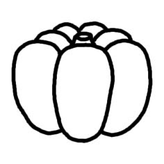 かわいいディズニー画像 これまでで最高の白黒 モノクロ 野菜 イラスト
