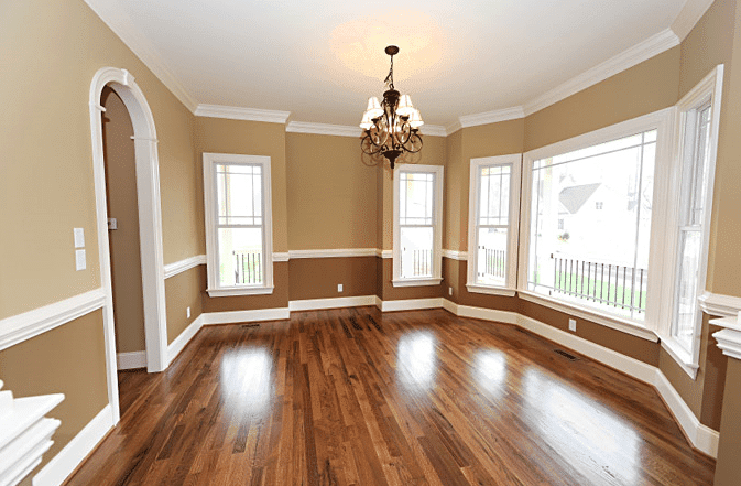 While it's not that difficult to when painting a room, the work should be done in the following order: Chair Rail Molding And Two Tone Paint Design Build Planners