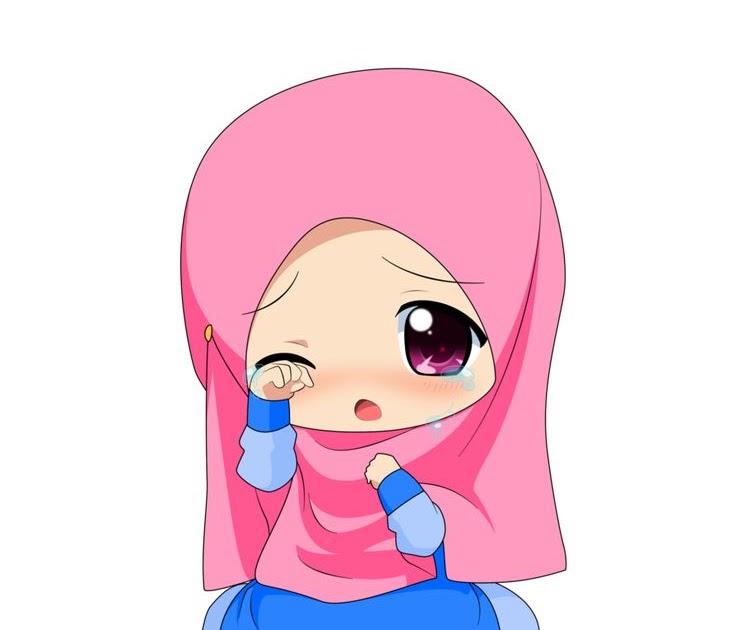 Gambar Kartun Wanita Muslimah Berdoa Galeri Keren