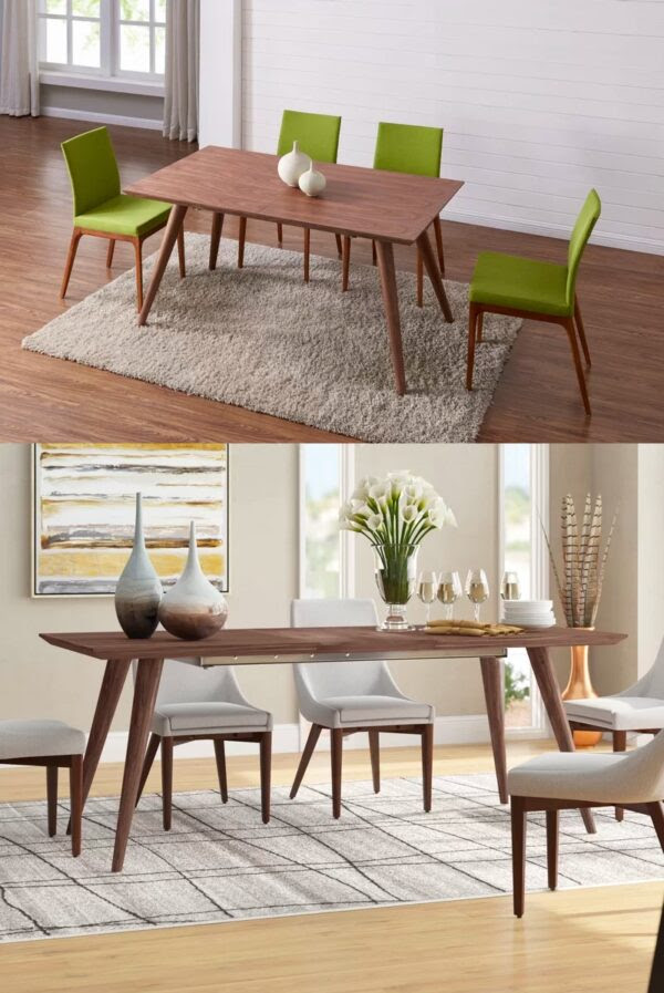 When your office and dining space are the same, it helps to have a chic, modern desk that's also an extendable dining table. 41 Extendable Dining Tables To Maximize Your Space
