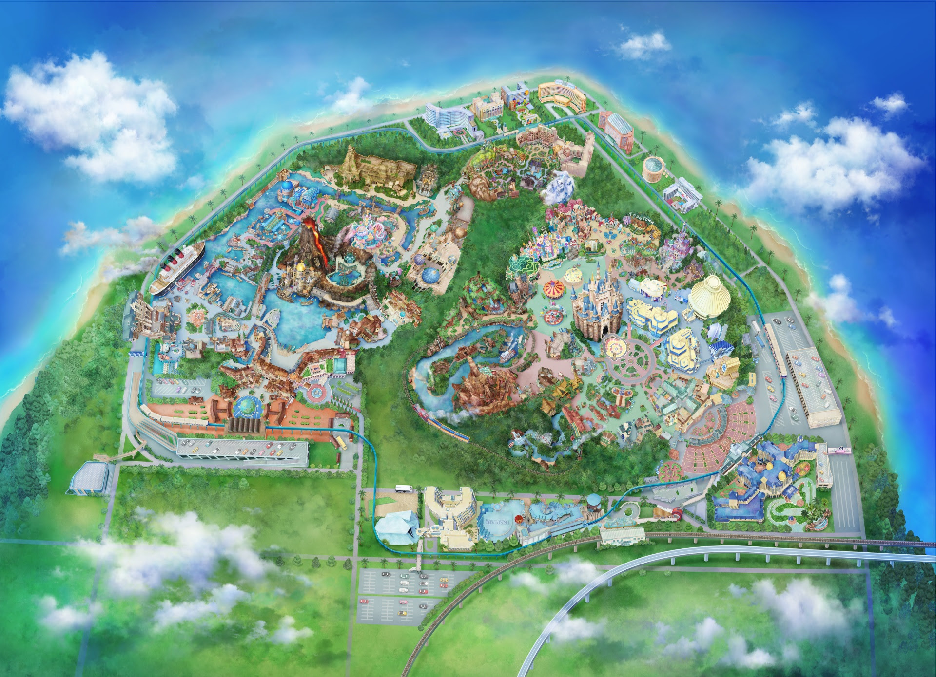 Facility overview about tokyo disney resort oriental land co ltd. Facility Overview About Tokyo Disney Resort Oriental Land Co Ltd