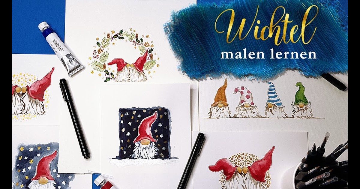 Weihnachtswichtel Malvorlage Einfach Wichtel - Malvorlage ...