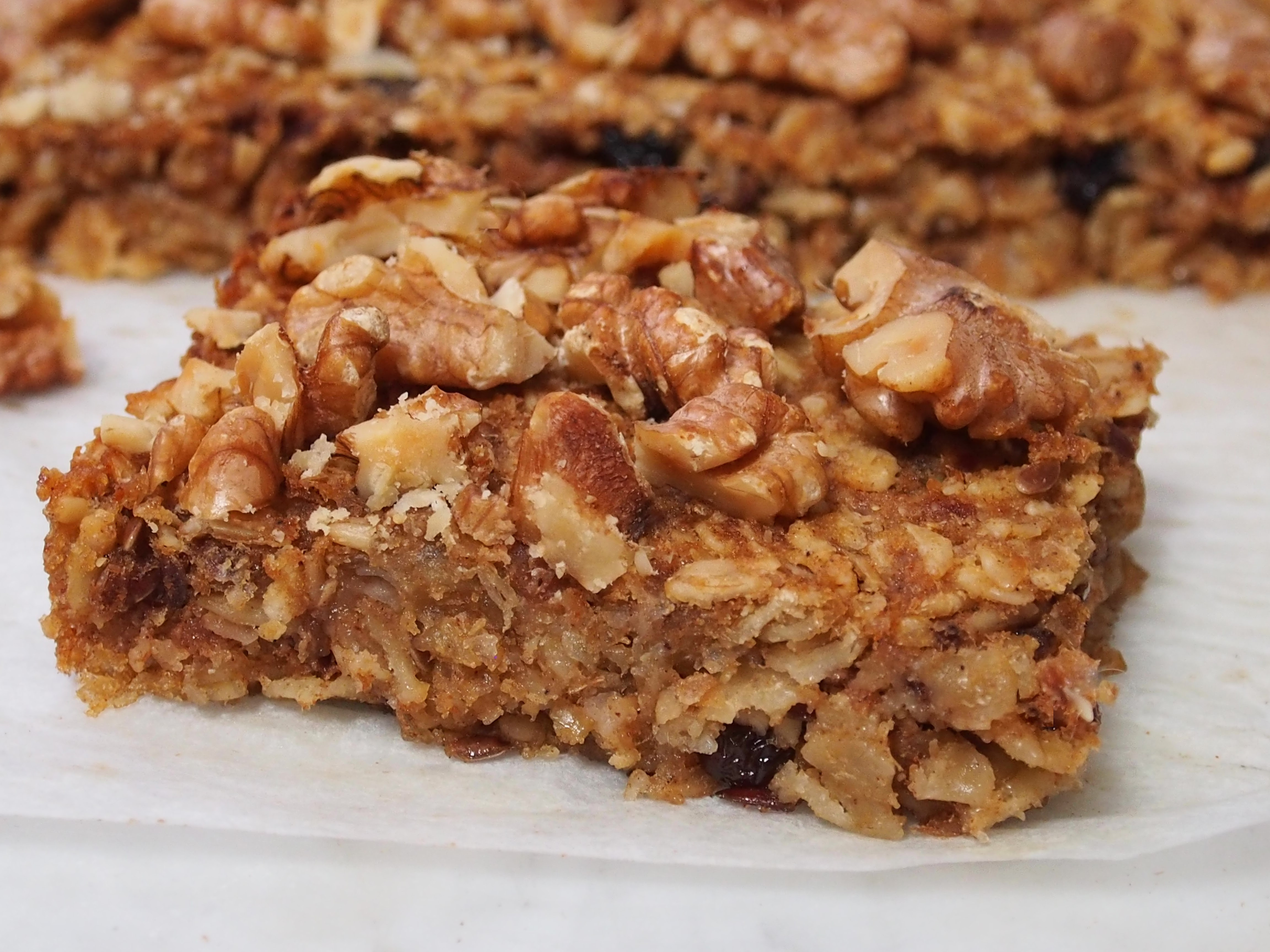 This fall season has been blessing us with a ton of apples and i've been totally taking full advantage of it. Apple Walnut And Oat Bars Healthy Home Cafe
