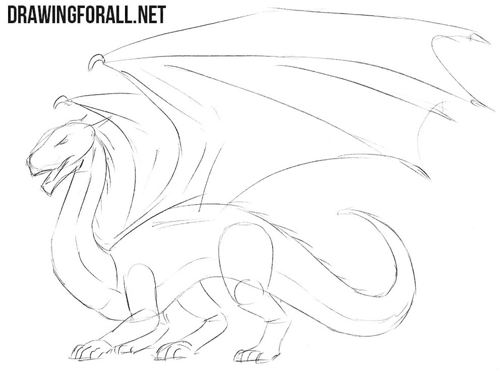 How to Draw a Dragon Easy