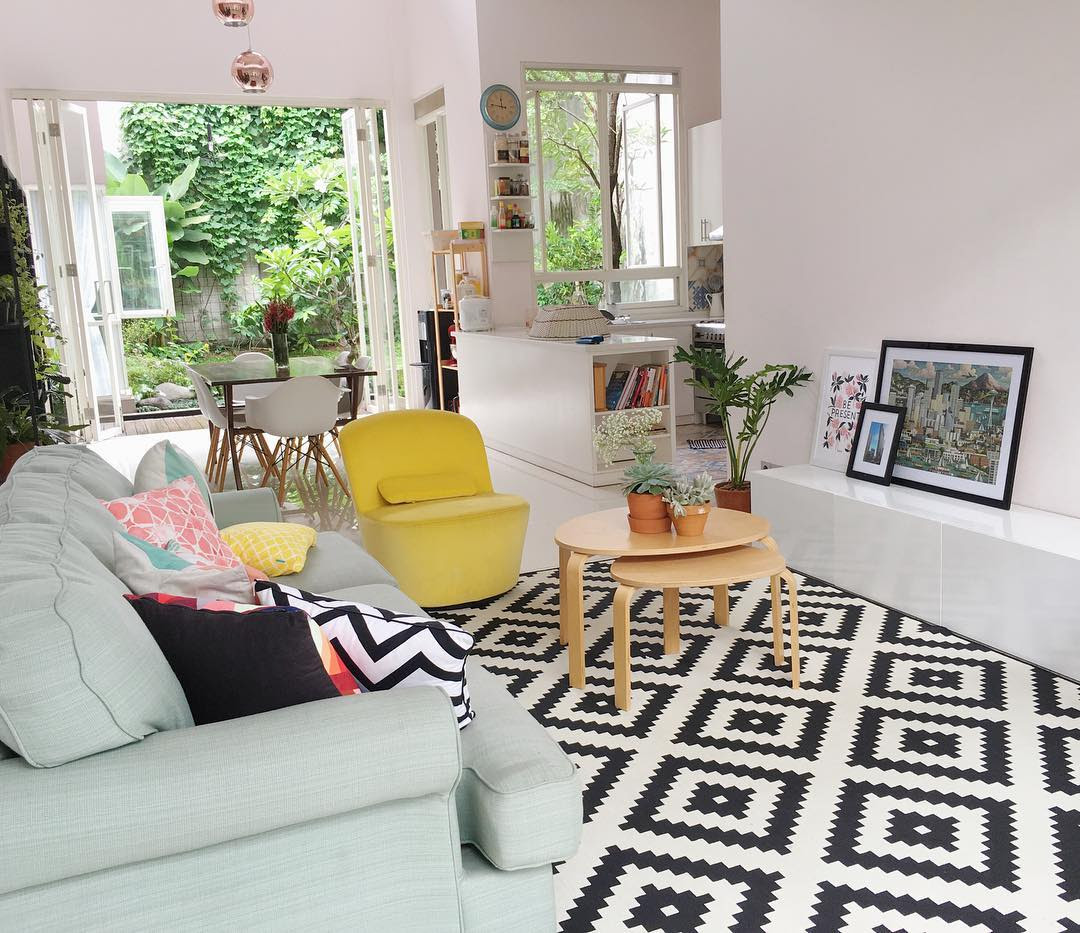 Hiasan Ruang Tamu Kecil Flat 2019 Desain Rumah Minimalis 
