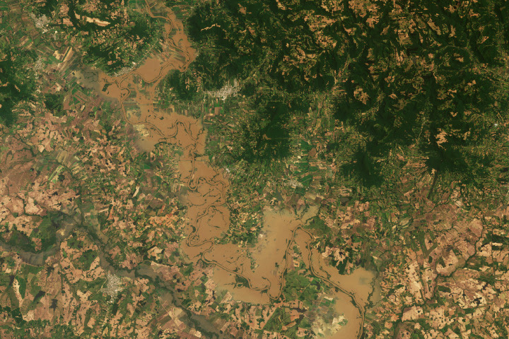Flooding in Southern Brazil