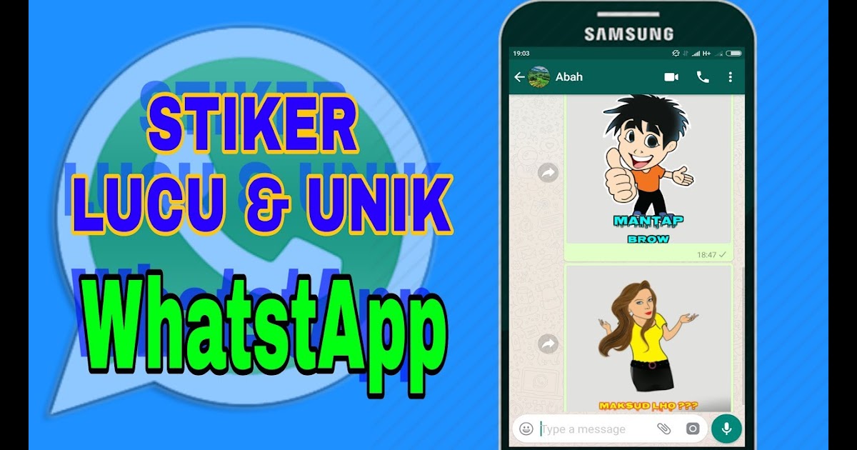  Stiker  Whatsapp Lucu Indonesia Moa Gambar