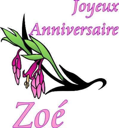 Bon Anniversaire Zoe Samella