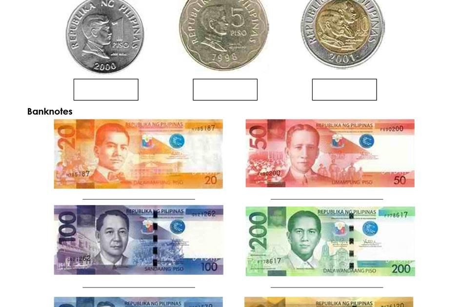 money philippine coins and bills money worksheets money philippine