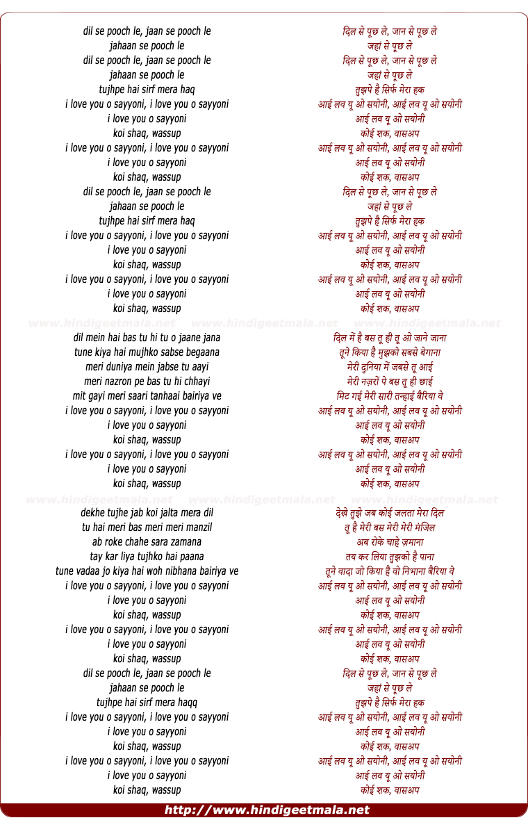 Lyrics To I Hate You I Love You Song Lyricswalls