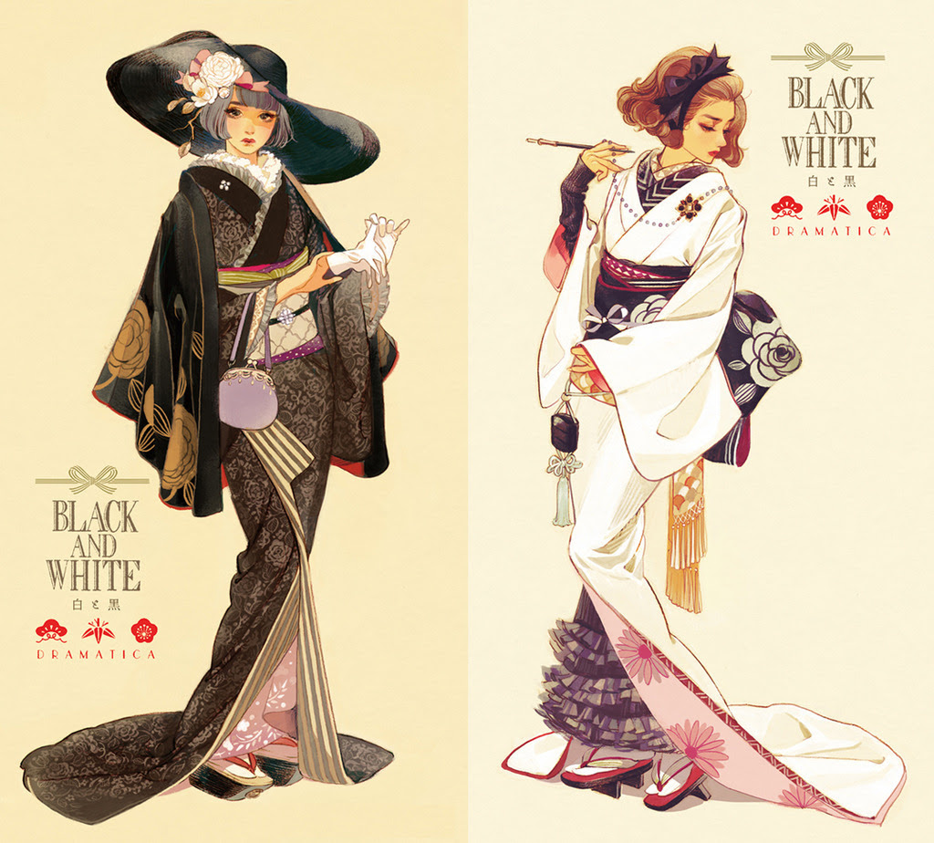印刷可能 かっこいい 和服 女性 イラスト Jpwallakupat