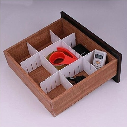 With its multiple dividers and compartments, this organizer. 2pcs Plastic Diy Grid Drawer Separator Divider Underwear Storage Organizer Hot