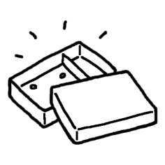 トップ100 お弁当箱 イラスト 白黒 かわいい動物画像