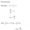 Contoh Soal Integral Substitusi Aljabar