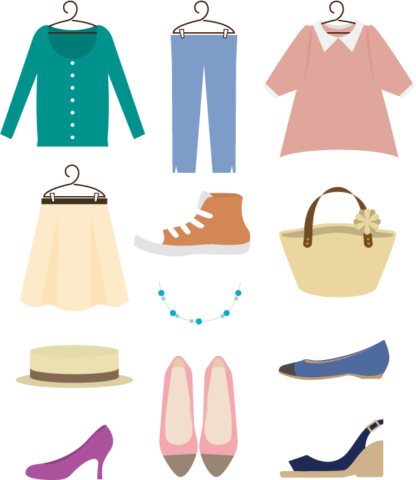 新鮮な洋服 イラスト フリー 無料イラスト集