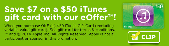 iTunes Gift Card eOffer