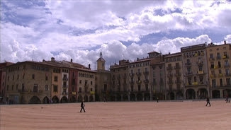 Imatge de la plaça Major de Vic