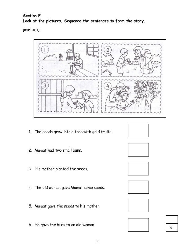 English upsr worksheet english 2 worksheet Kssr 3 