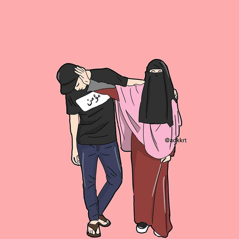 Gambar Anime Muslimah Couple Terpisah Anime Wallpapers