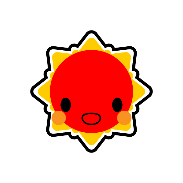 トップコレクション 太陽 イラスト 白黒 Kawenyasikirun