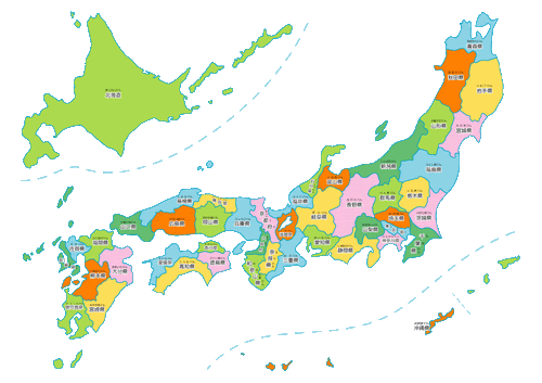 トップ100日本地図 イラスト フリー かわいい ただのディズニー画像