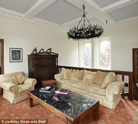 The drawing room at Westenhanger Castle