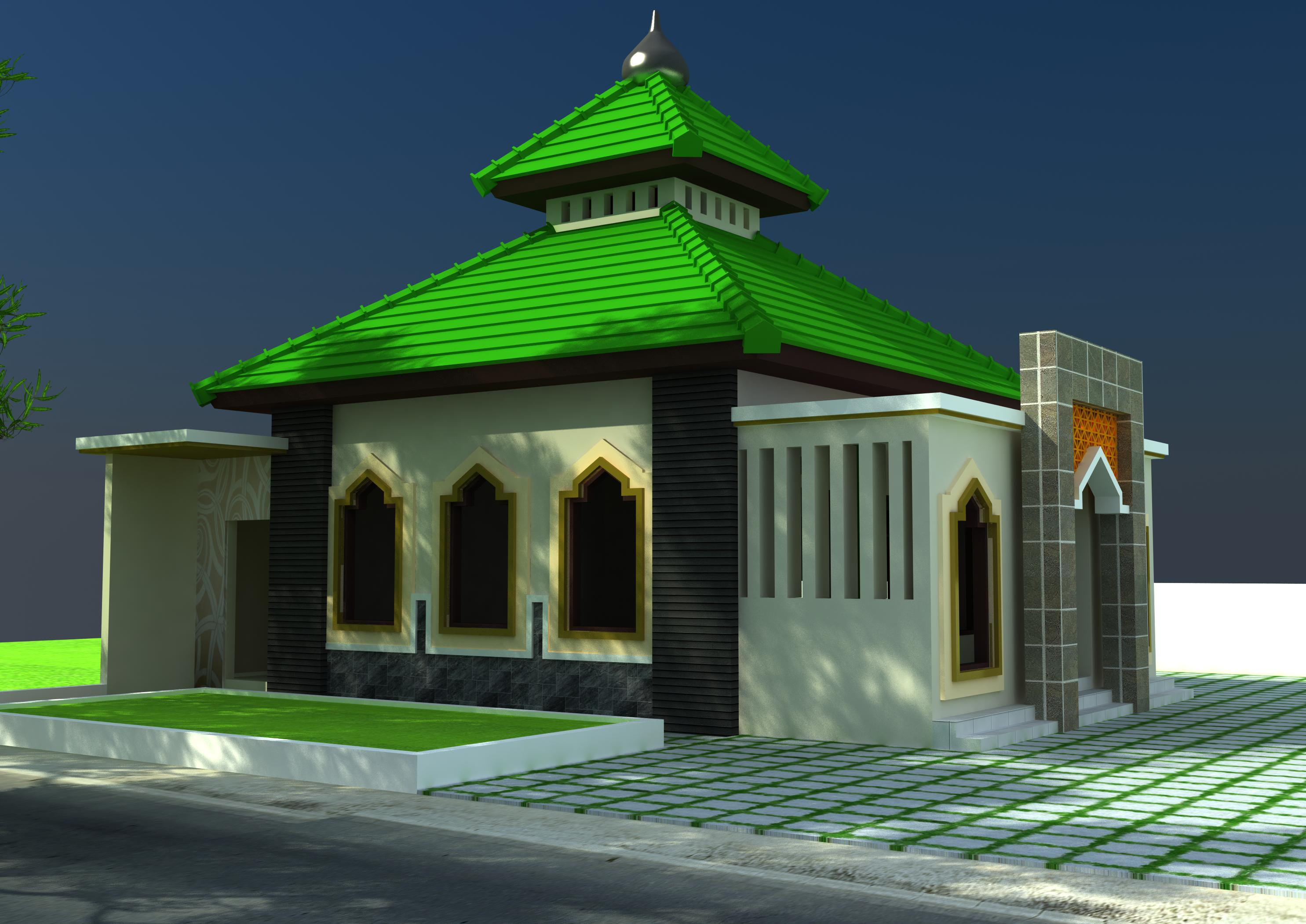Desain Mushola  Dan Tempat Wudhu Slopok a