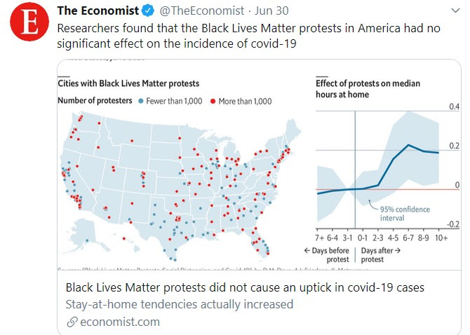 Sceenshot of Economist article