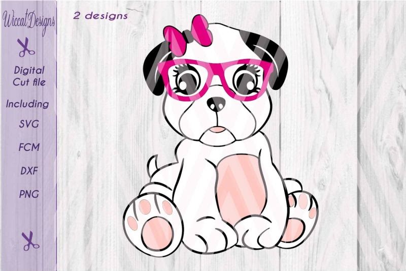 Download Free Girl Dog Pug Girl Svg Girly Pug Svg Glasses Svg Dog Svg Cute Dog Crafter File - Download ...