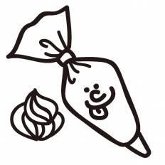 無料印刷可能かわいい ホイップ クリーム イラスト ディズニー帝国