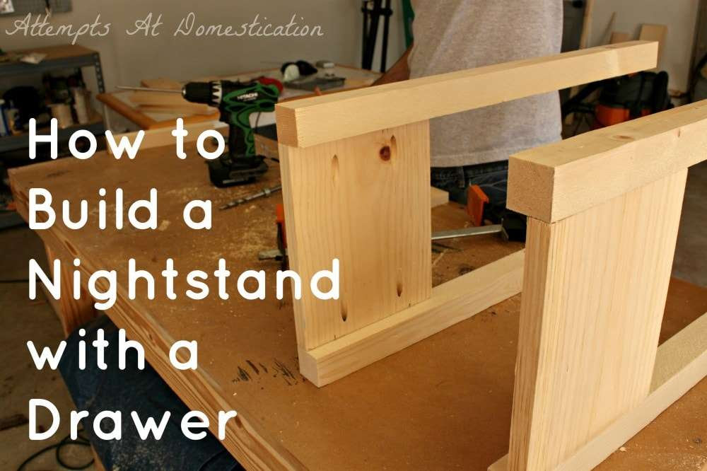 work with wood project: cool night stand woodworking plans