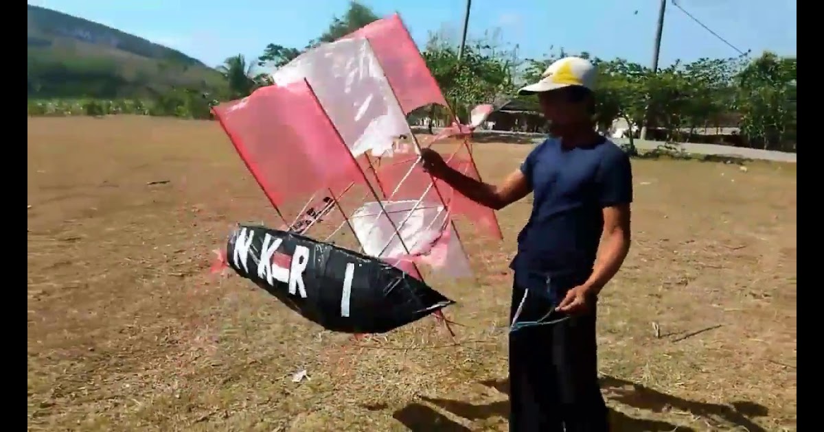 Gambar Rangka Layang Layang Kapal Layangan Unik