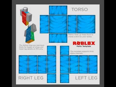 Download Roblox Blue Pants Template | Free Roblox Promo Codes