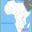 Map Of Swaziland And South Africa