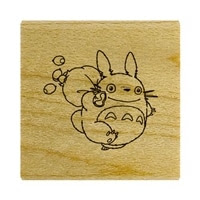 上 トトロ どんぐり 包み イラスト