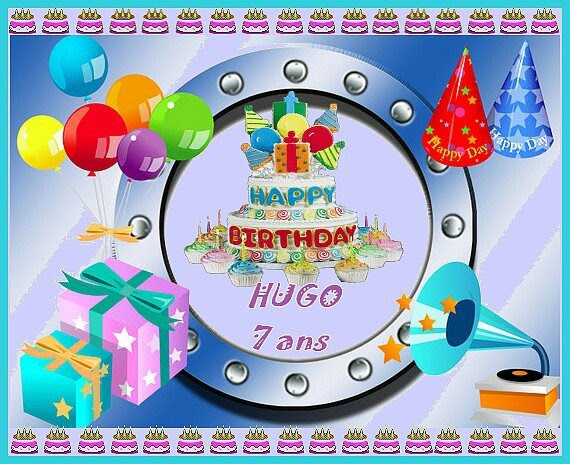 Joyeux Anniversaire Hugo Tova