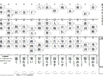 いろいろ 光村図書漢字 6 年 漢字 50 問 テスト 答え 2021 173703