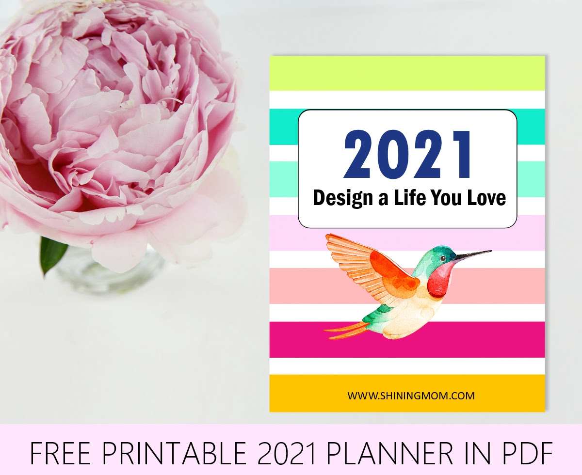Free printable calendar with time slots. Free Planner 2021 In Pdf Design A Life You Love