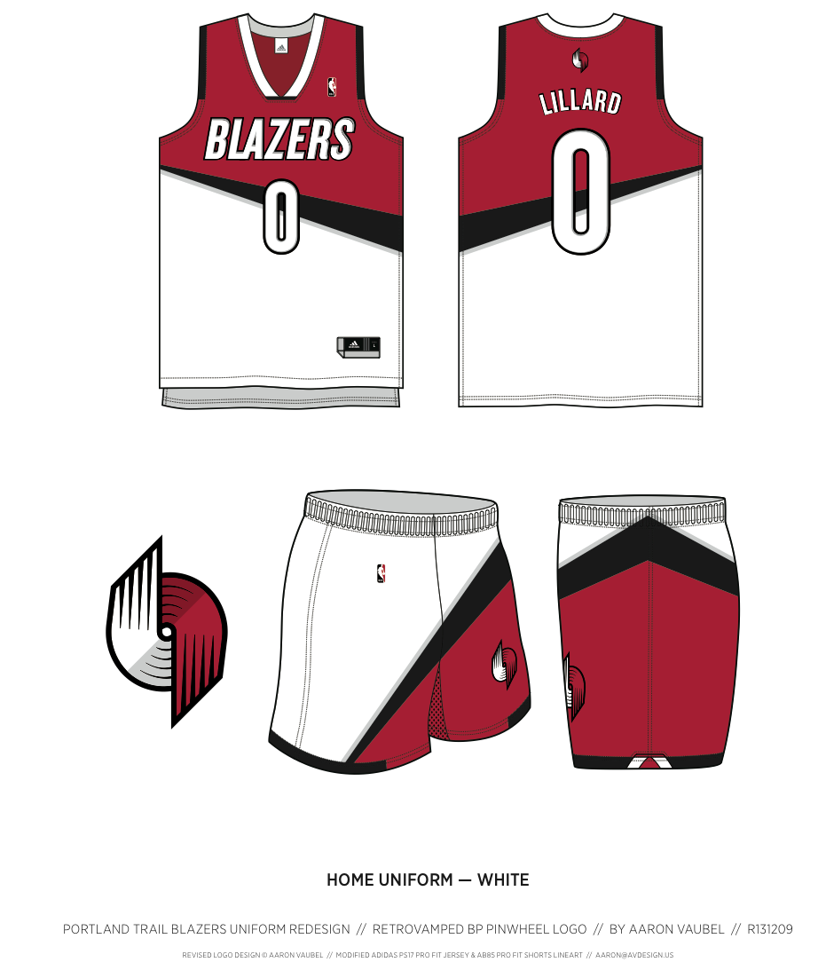 — portland trail blazers (@trailblazers) october 29, 2020 the jersey is dedicated to both the state's unique landscape and the tribal nations who have called the area their home. Uni Watch Portland Trail Blazers Redesign Ideas