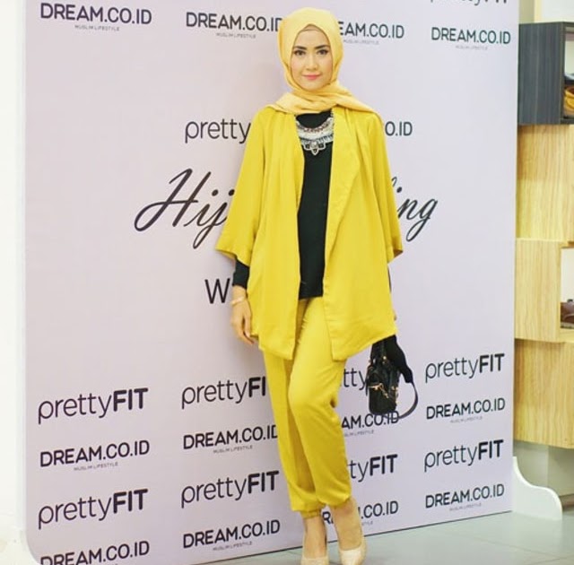 Jilbab Warna Lime Cocok Dengan Baju Warna Apa - Voal Motif